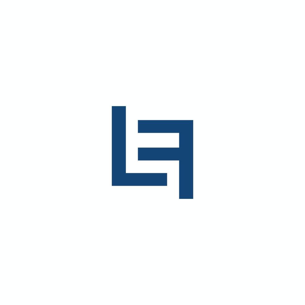Initial letter lf logo or fl logo vector design template