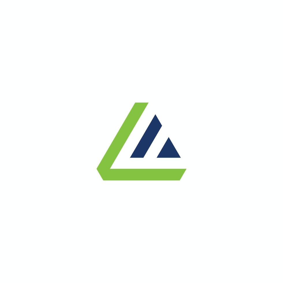 Initial letter lf logo or fl logo vector design template