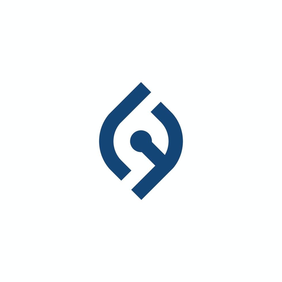 Initial letter lf logo or fl logo vector design template