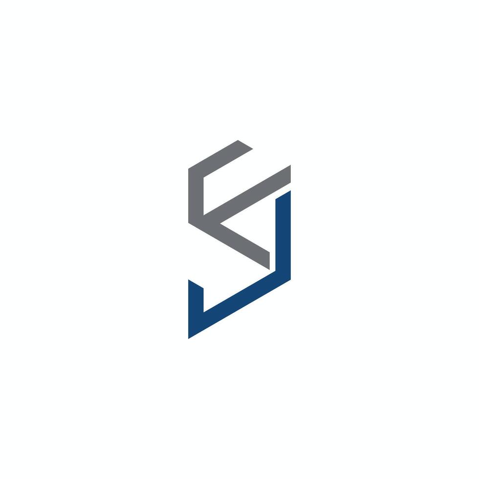 Initial letter lf logo or fl logo vector design template