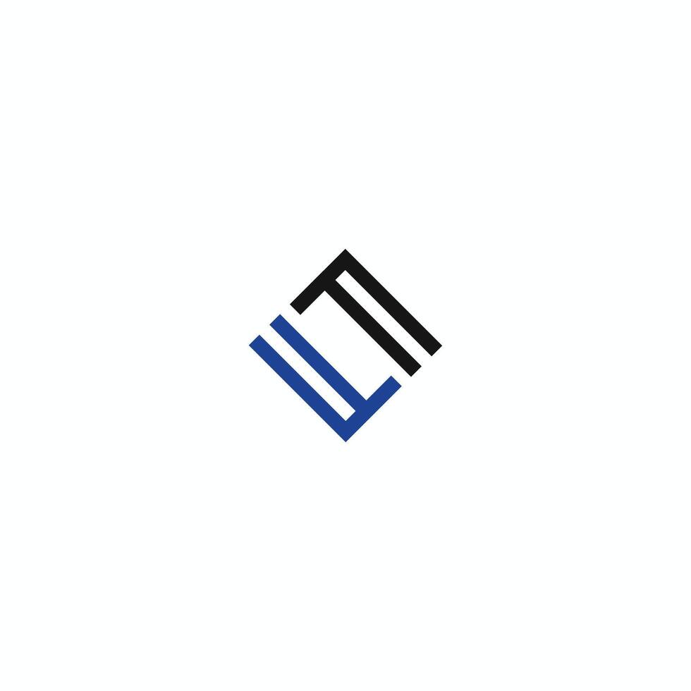 Initial letter lf logo or fl logo vector design template