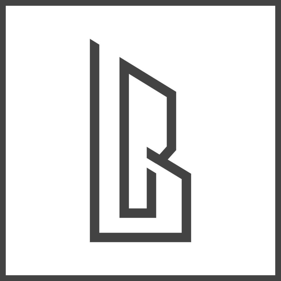 alfabeto iniciales logo licenciado en Derecho, libras, si y l vector