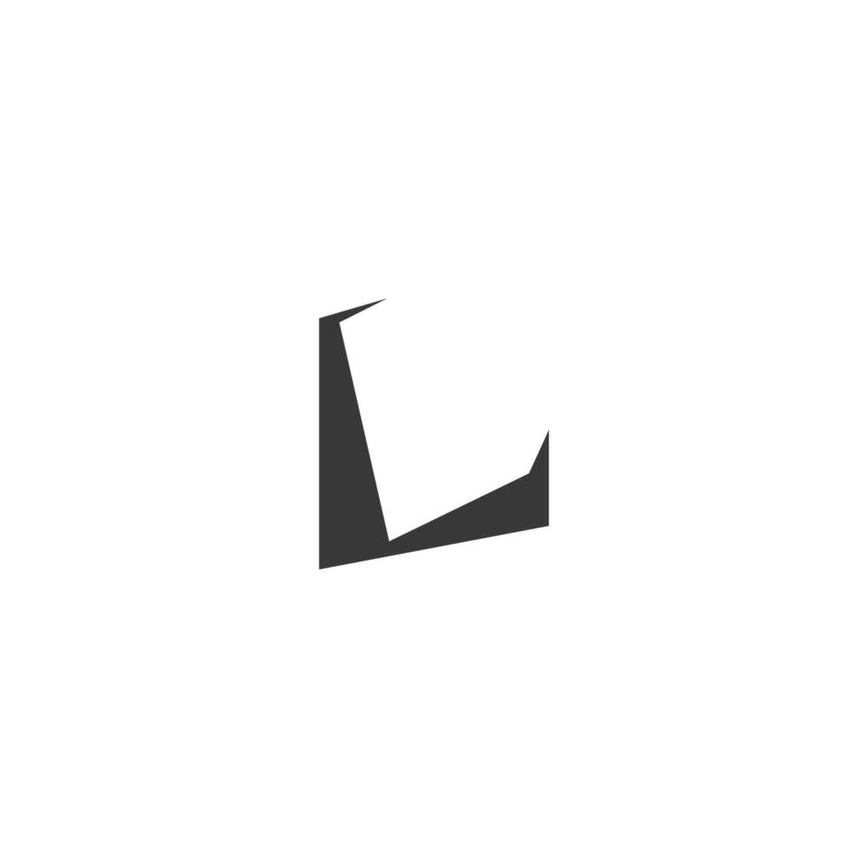 Alphabet letters Initials Monogram logo LL, L vector
