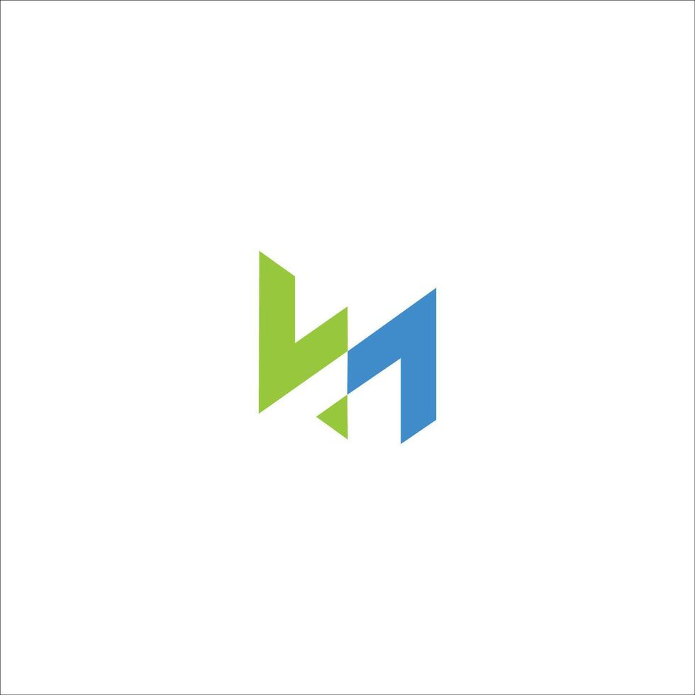 Initial letter km logo or mk logo vector design template