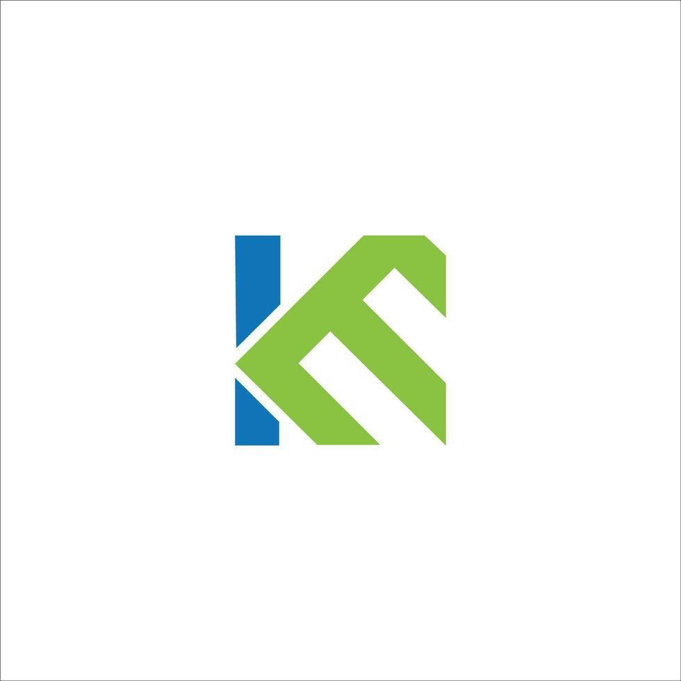 Initial letter km logo or mk logo vector design template