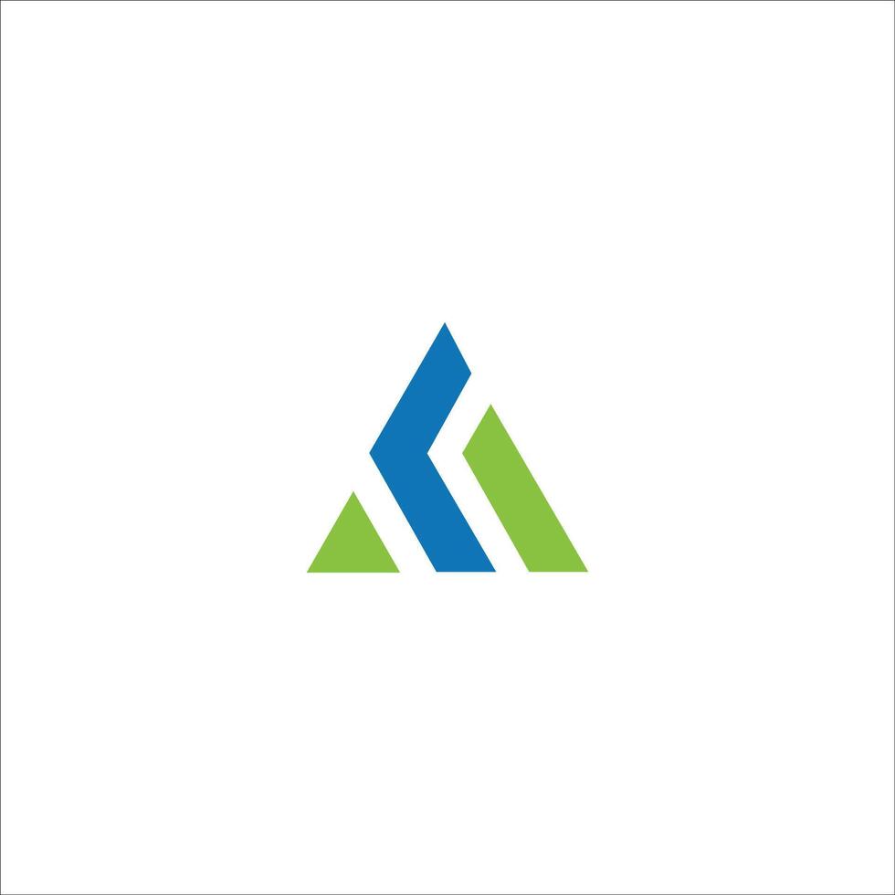 Initial letter km logo or mk logo vector design template