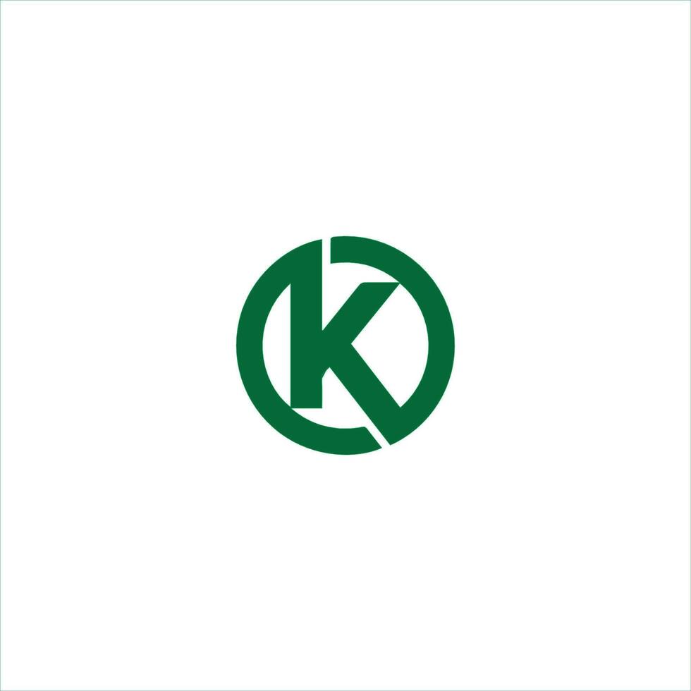 Initial letter k logo vector design template