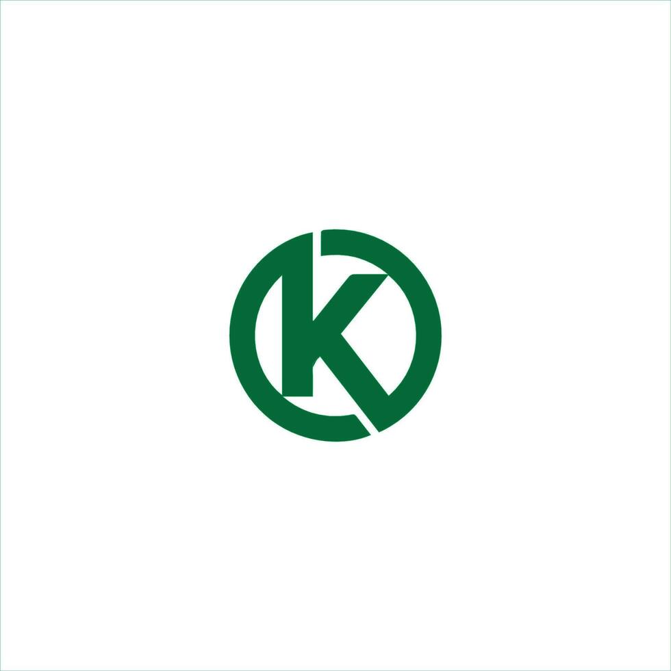 Initial letter k logo vector design template