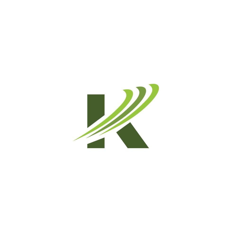 Initial letter k logo vector design template