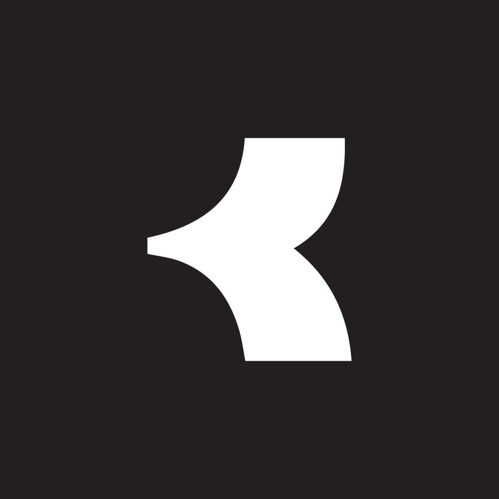Initial letter k logo design template vector