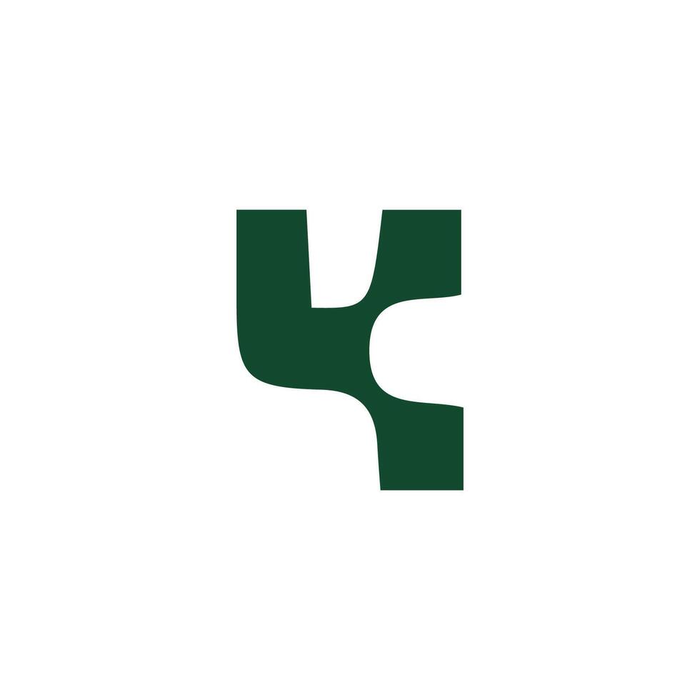 Initial letter k logo design template vector