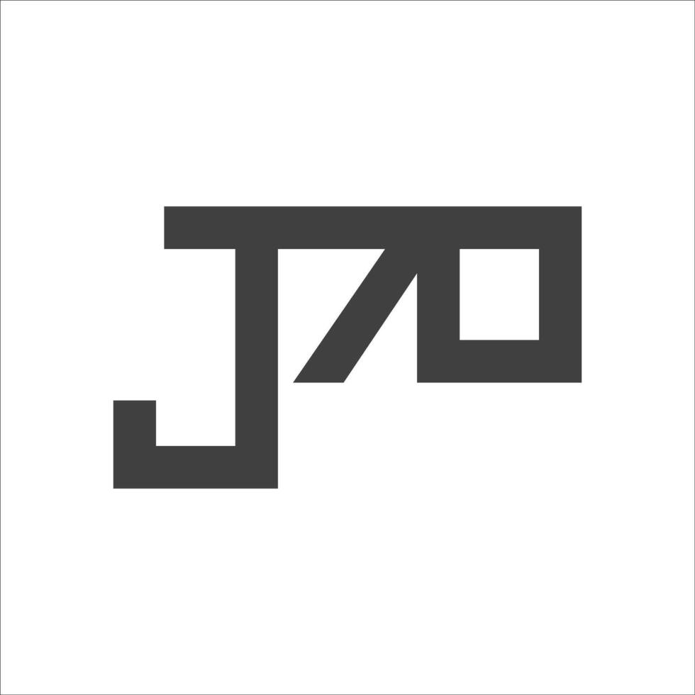Initial jr letter logo vector template design. Creative abstract letter rj logo design. Linked letter rj logo design.
