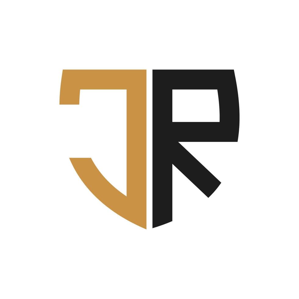 Initial jr letter logo vector template design. Creative abstract letter rj logo design. Linked letter rj logo design.
