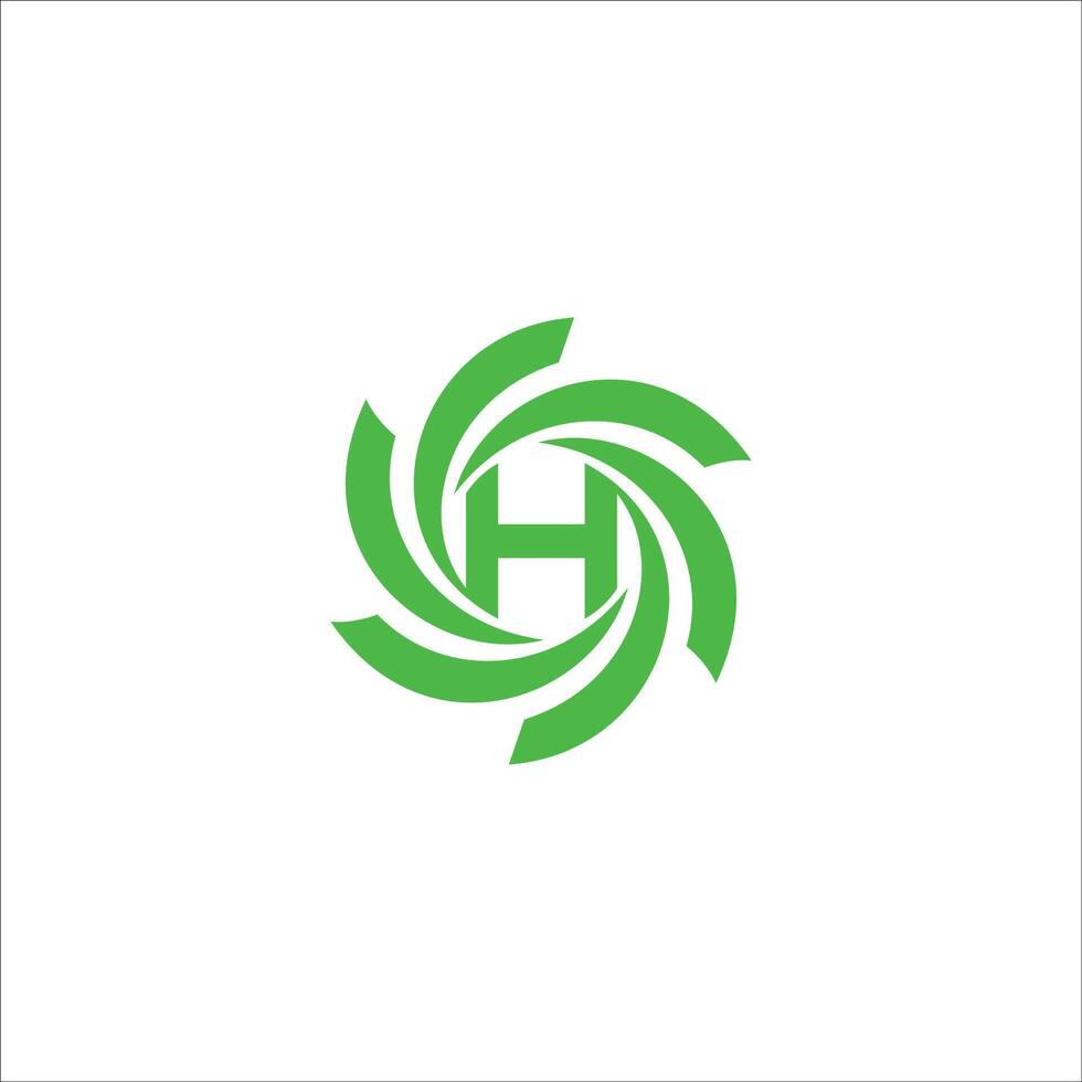 Initial letter hh logo or h logo vector design template