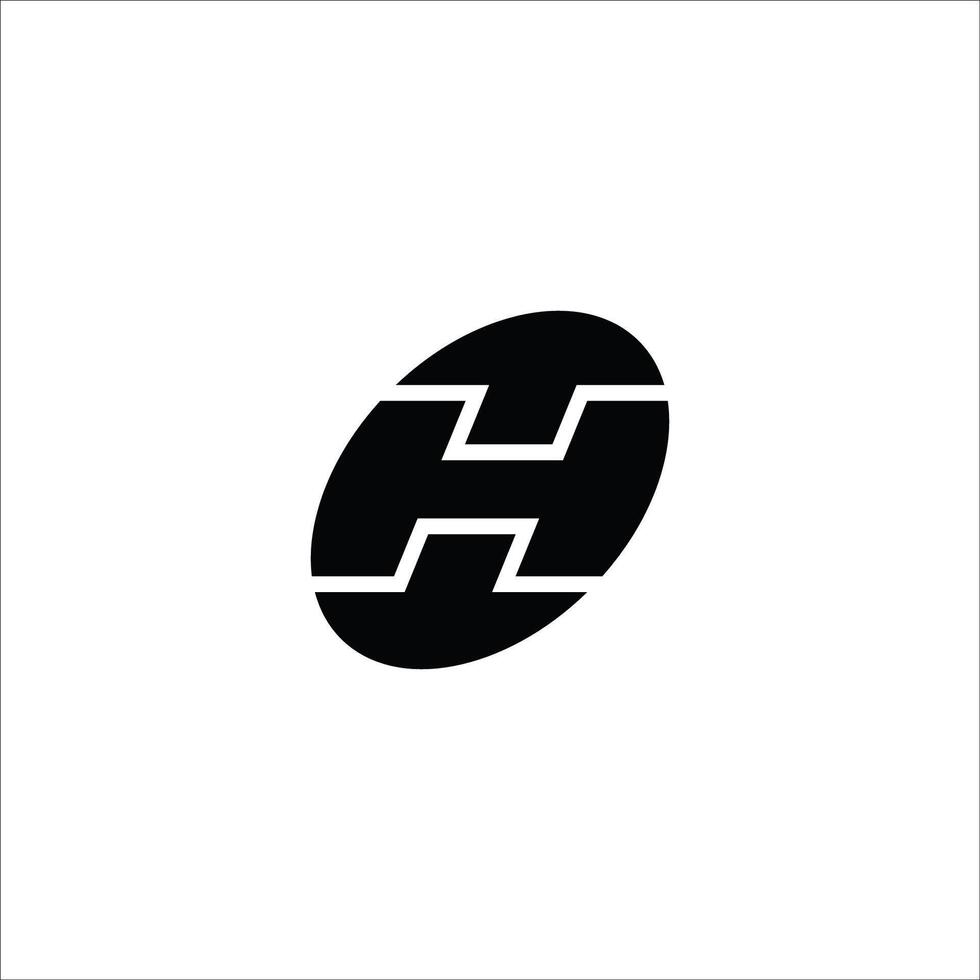 Initial letter hh logo or h logo vector design template