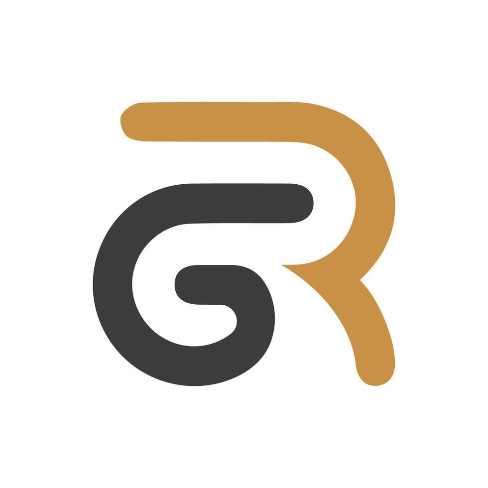 initial gr letter logo with creative modern business typography vector template. creative abstract letter rg logo design.