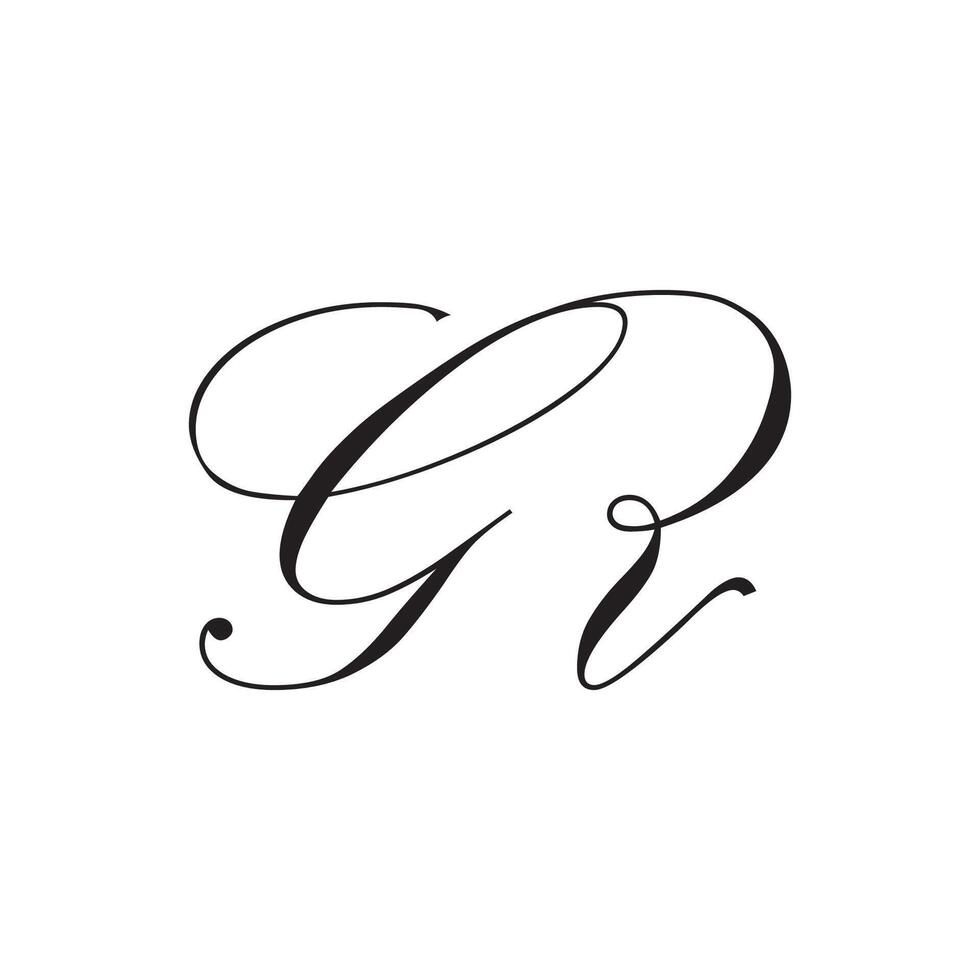 initial gr letter logo with creative modern business typography vector template. creative abstract letter rg logo design.