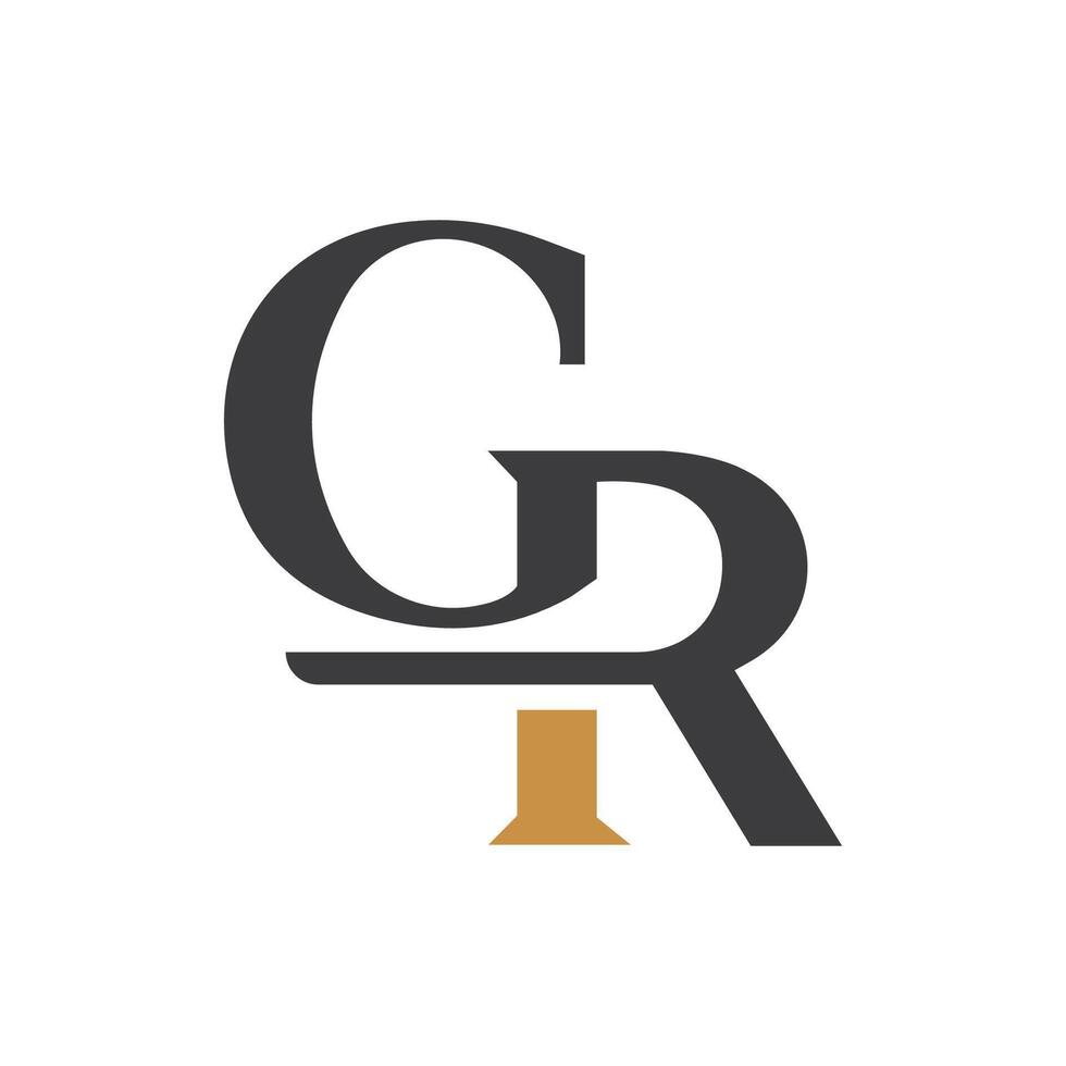 initial gr letter logo with creative modern business typography vector template. creative abstract letter rg logo design.