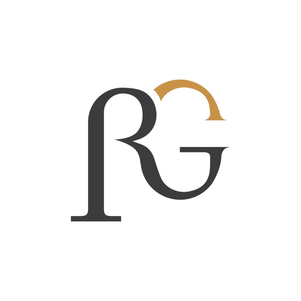 initial gr letter logo with creative modern business typography vector template. creative abstract letter rg logo design.