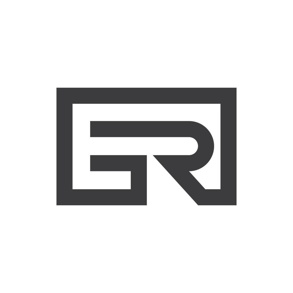 initial gr letter logo with creative modern business typography vector template. creative abstract letter rg logo design.