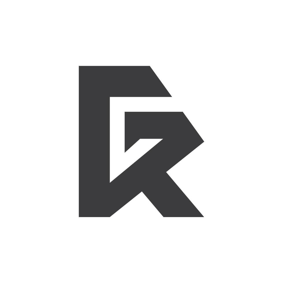 initial gr letter logo with creative modern business typography vector template. creative abstract letter rg logo design.