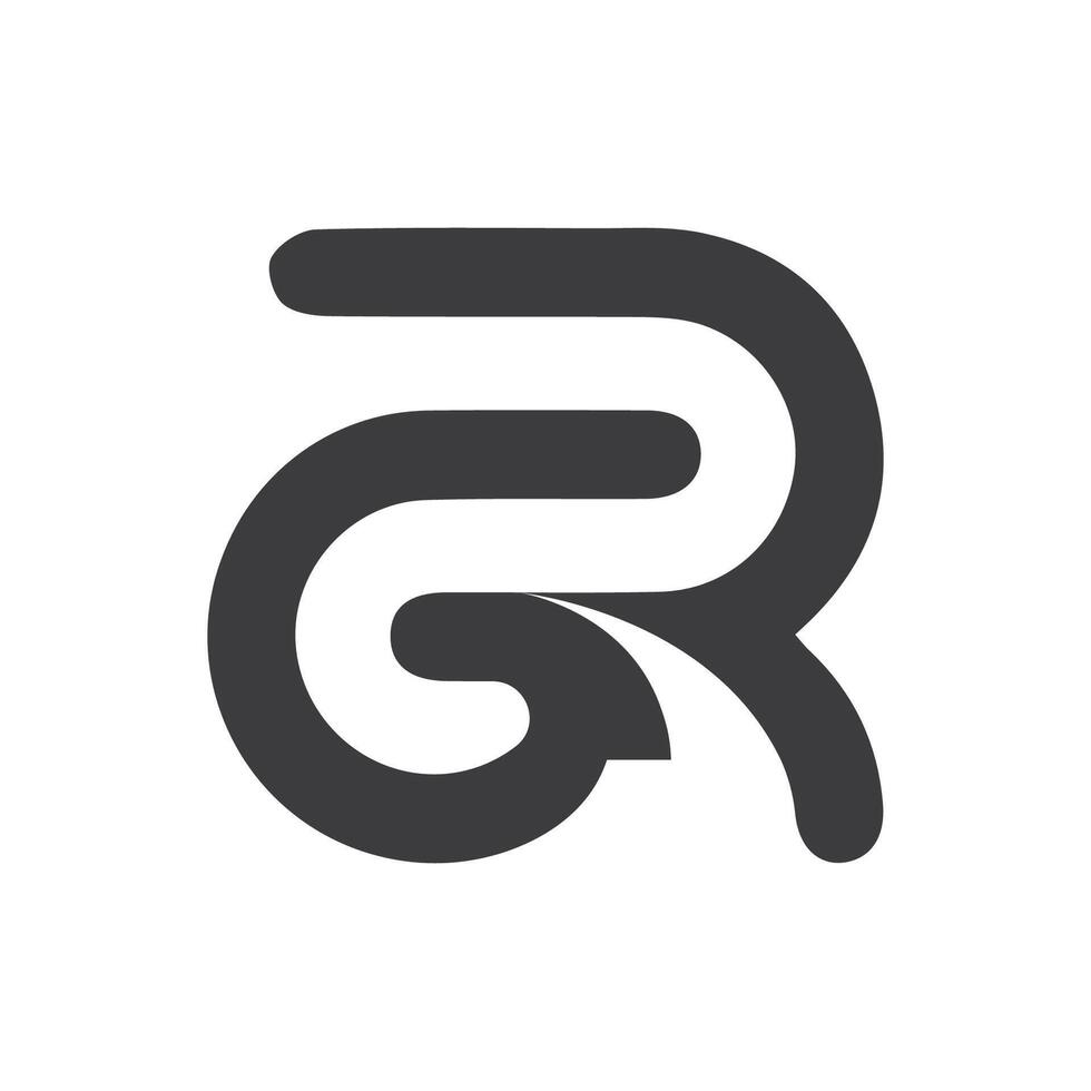 initial gr letter logo with creative modern business typography vector template. creative abstract letter rg logo design.