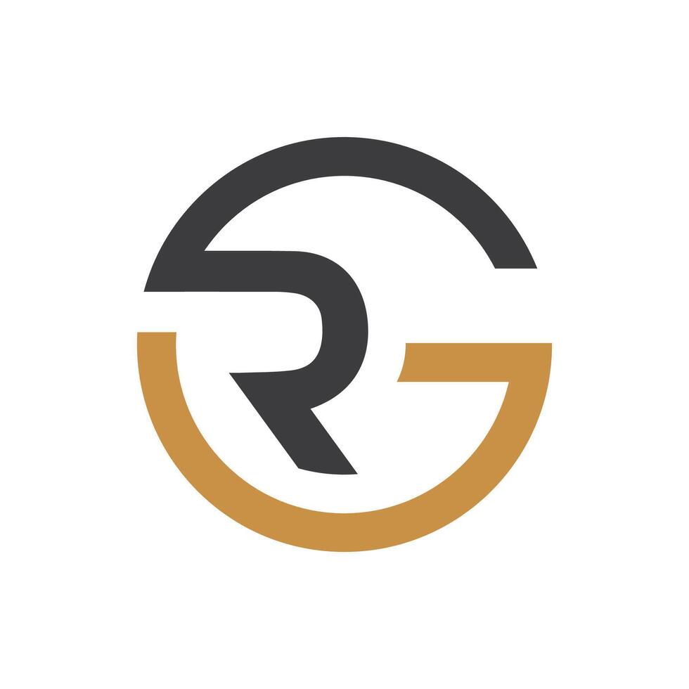 initial gr letter logo with creative modern business typography vector template. creative abstract letter rg logo design.