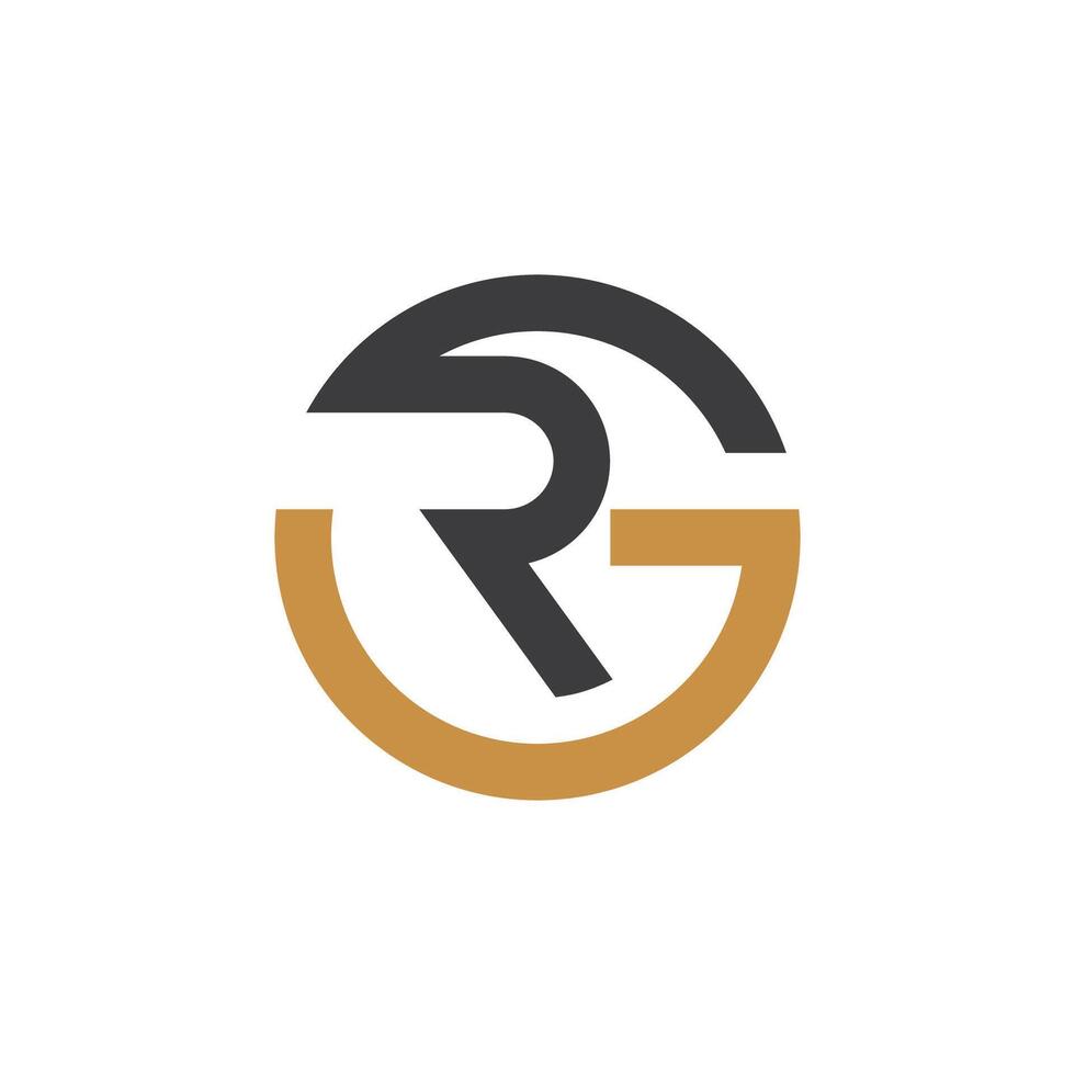 initial gr letter logo with creative modern business typography vector template. creative abstract letter rg logo design.