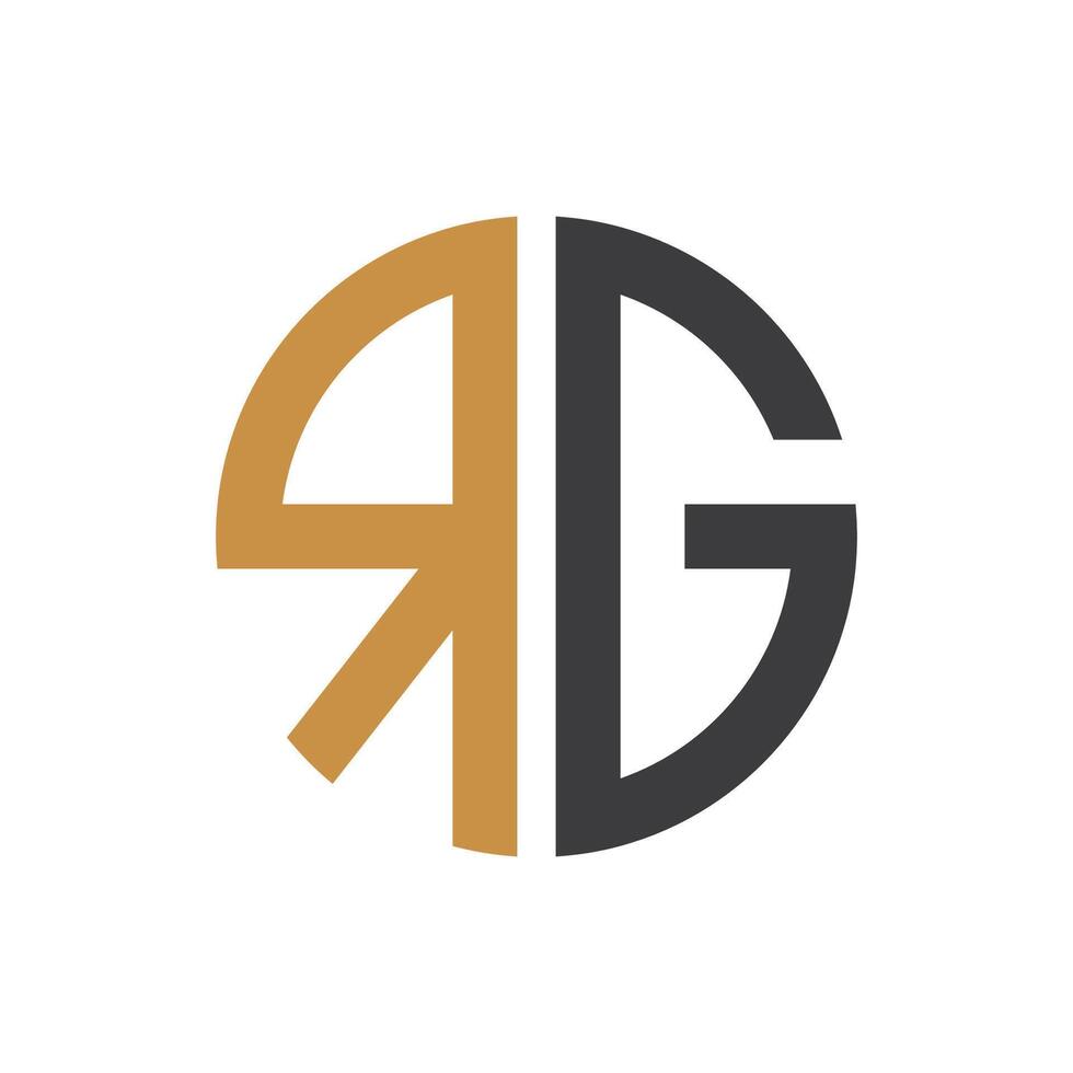 initial gr letter logo with creative modern business typography vector template. creative abstract letter rg logo design.