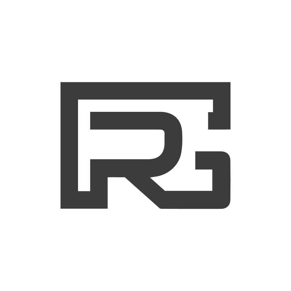initial gr letter logo with creative modern business typography vector template. creative abstract letter rg logo design.