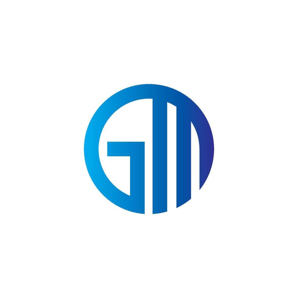 Initial letter gm or mg logo design template vector