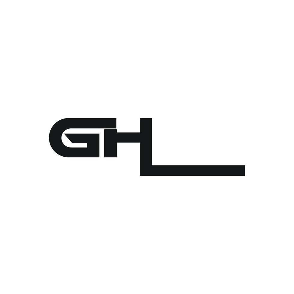 Initial letter gh or hg logo vector templates