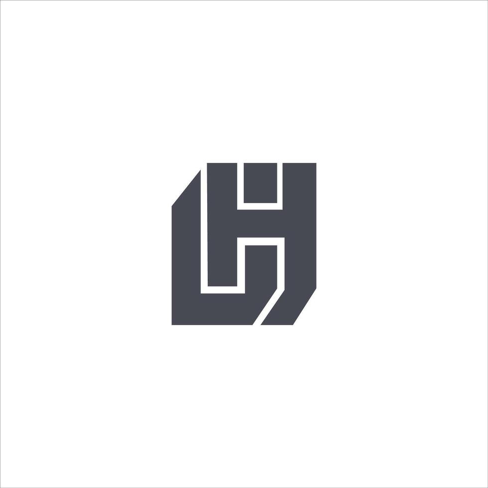 Initial letter gh or hg logo vector templates