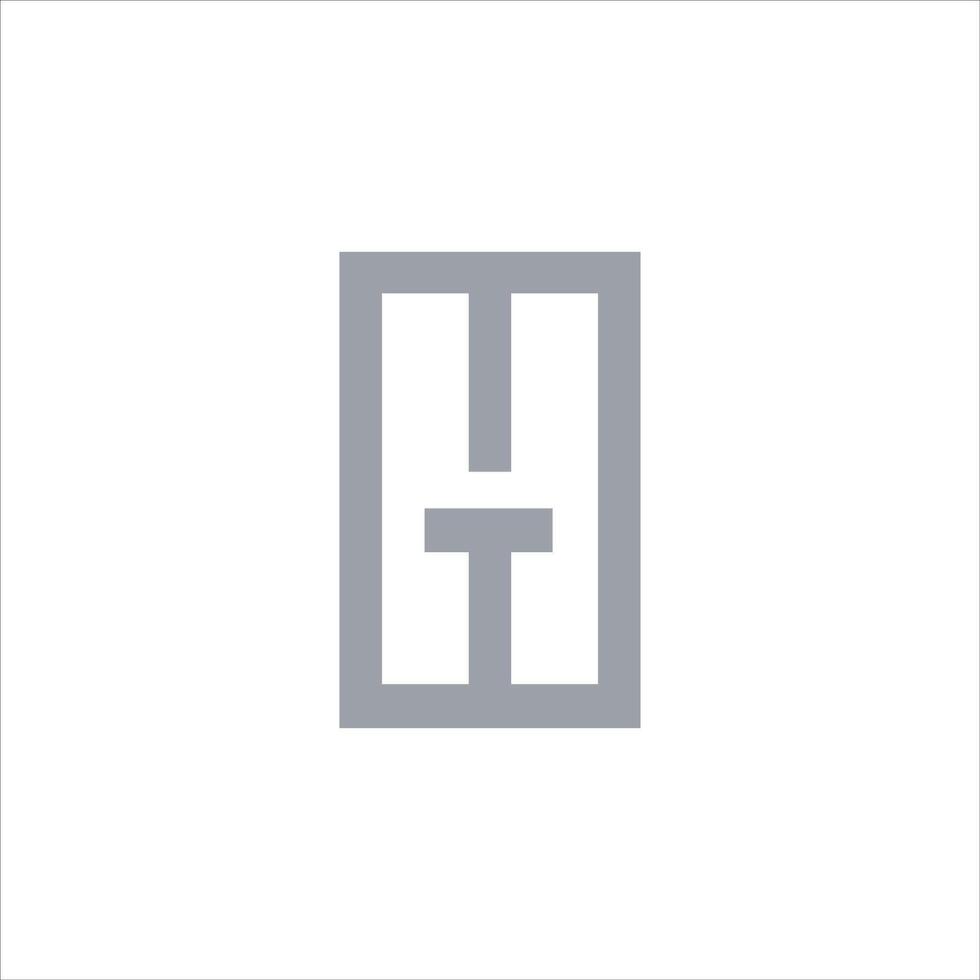 Initial letter gh or hg logo vector templates