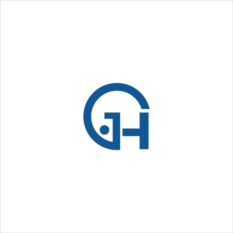 Initial letter gh or hg logo vector templates