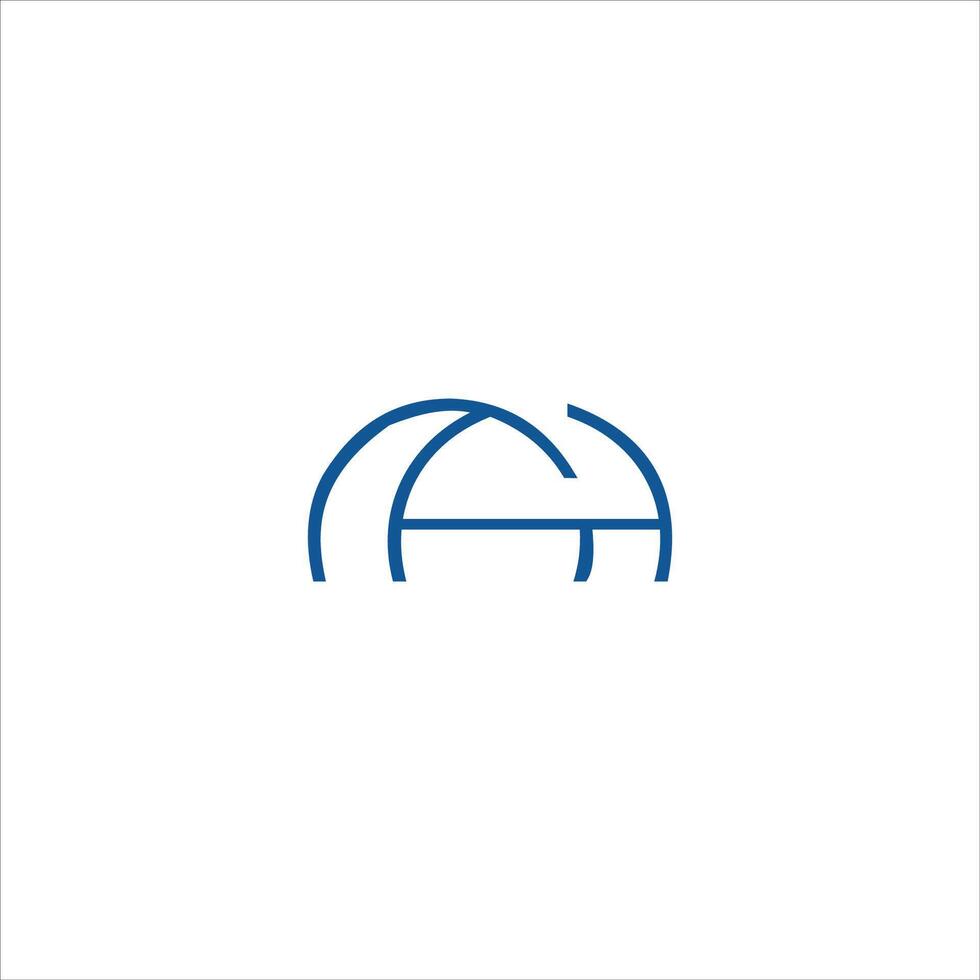 Initial letter gh or hg logo vector templates