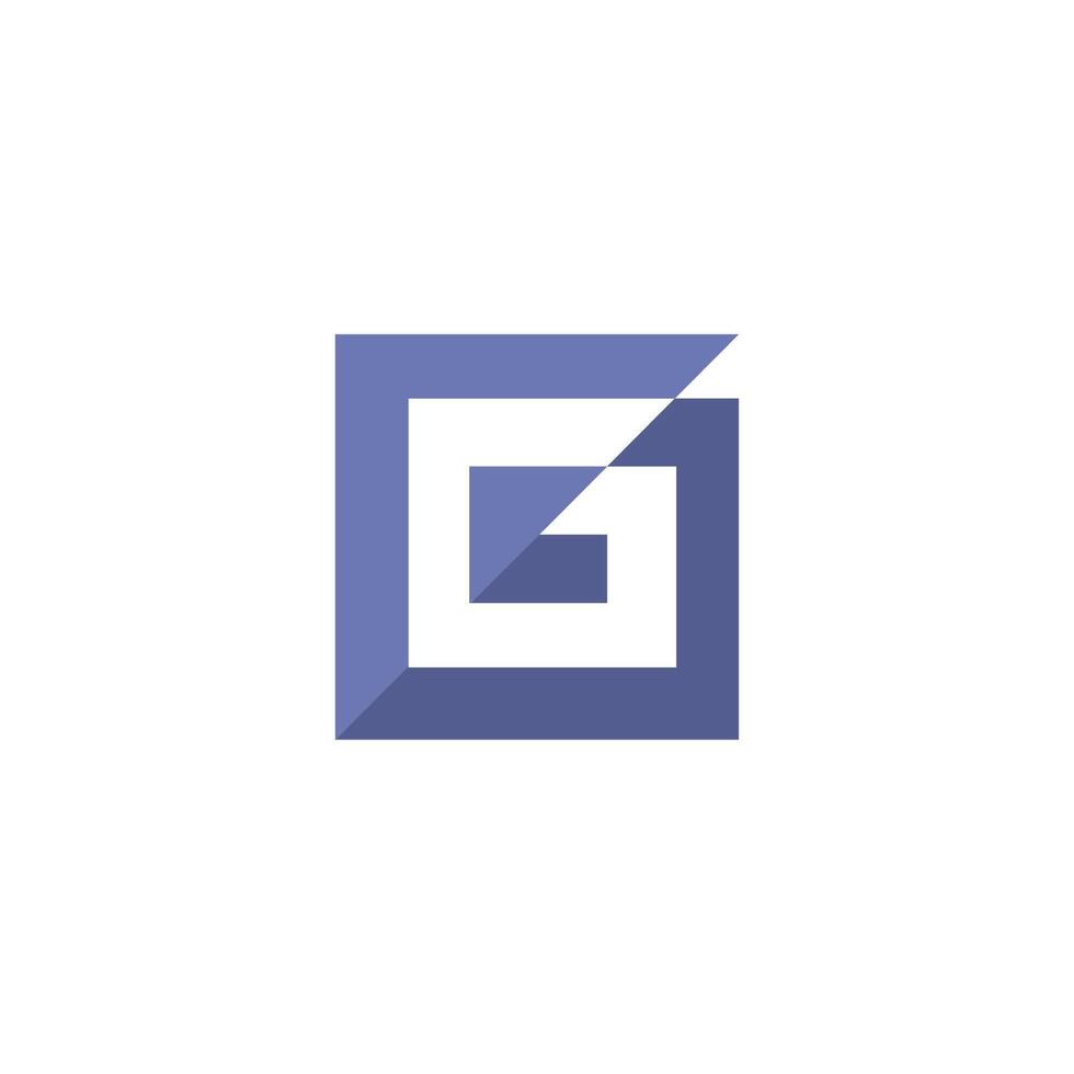 initial letter g logo vector design.