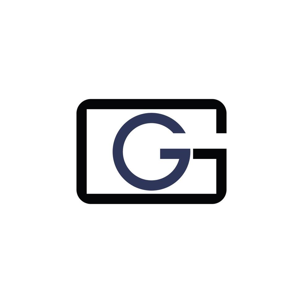 initial letter g logo vector design.