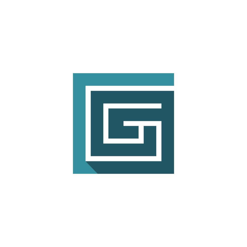 initial letter g logo vector design.