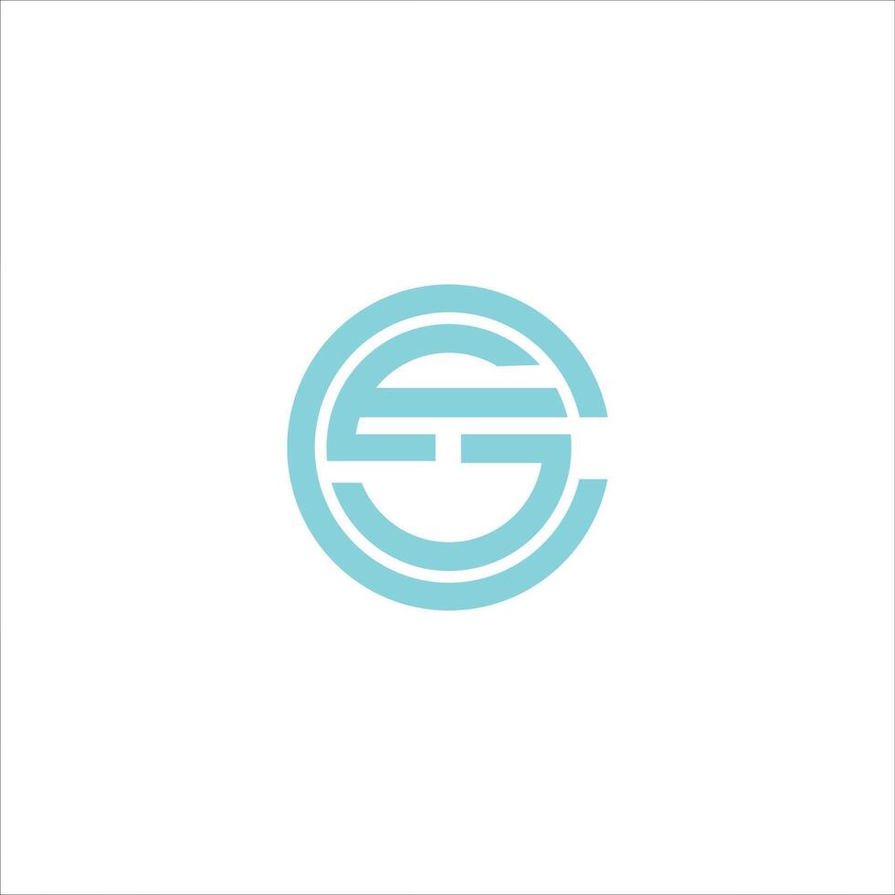 Letter  eg or ge logo vector logo design