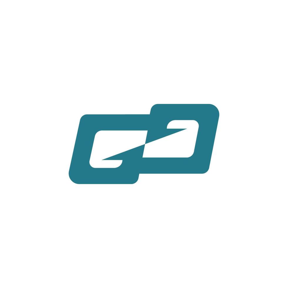 Initial letter gd or dg logo vector design template
