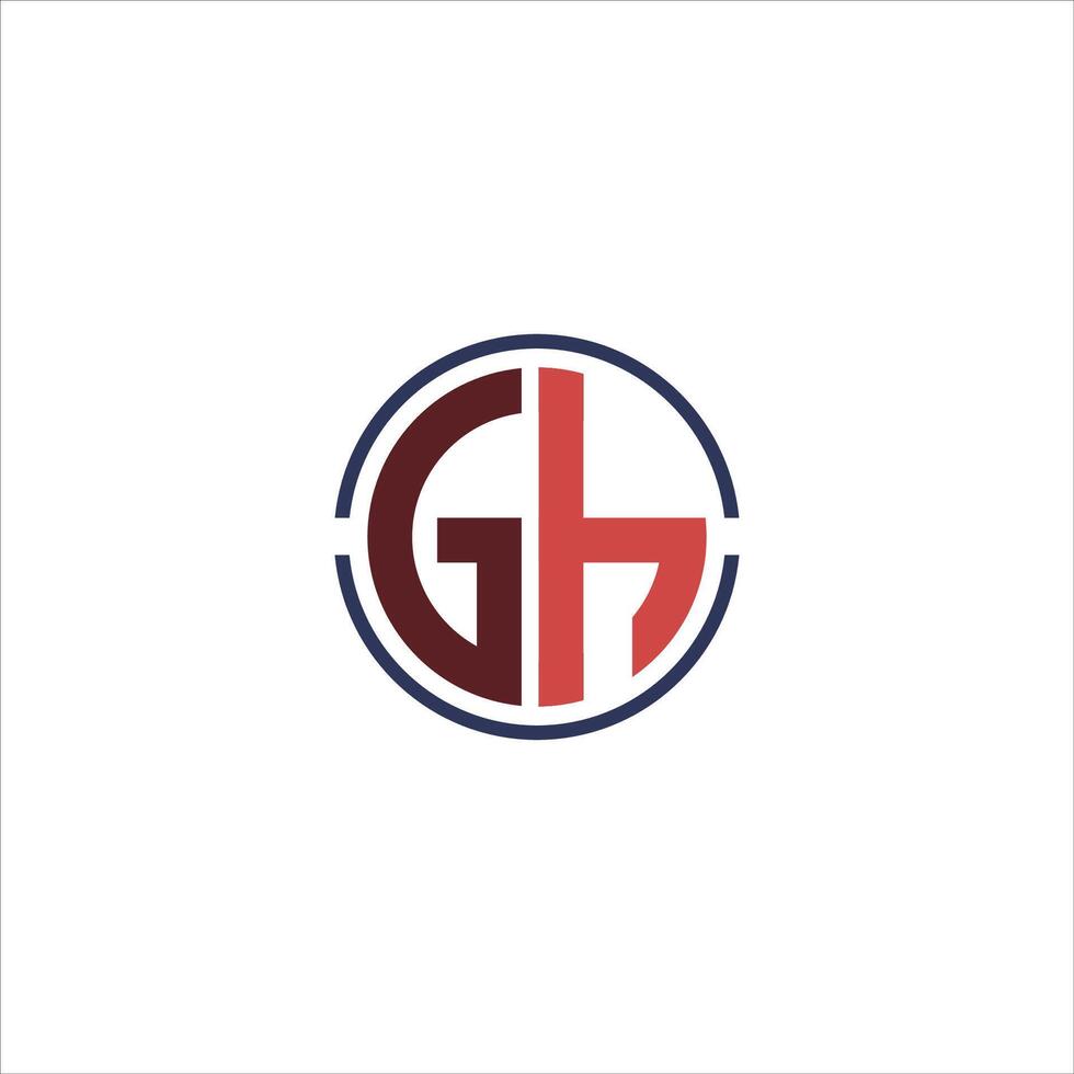 Initial letter bg logo or gb logo vector design template