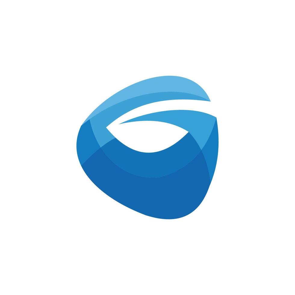 initial letter g logo vector design