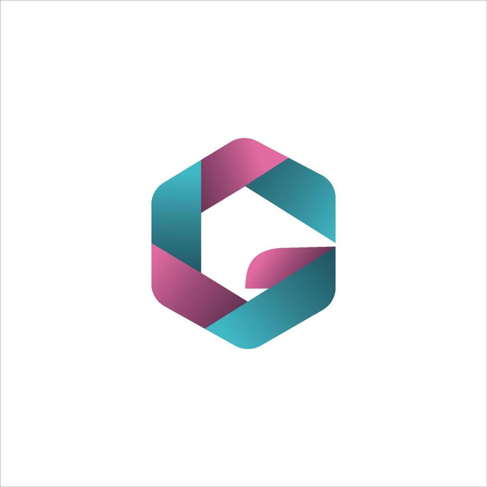 initial letter g logo vector design