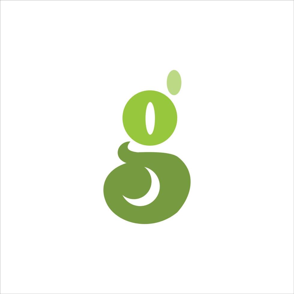 initial letter g logo vector design