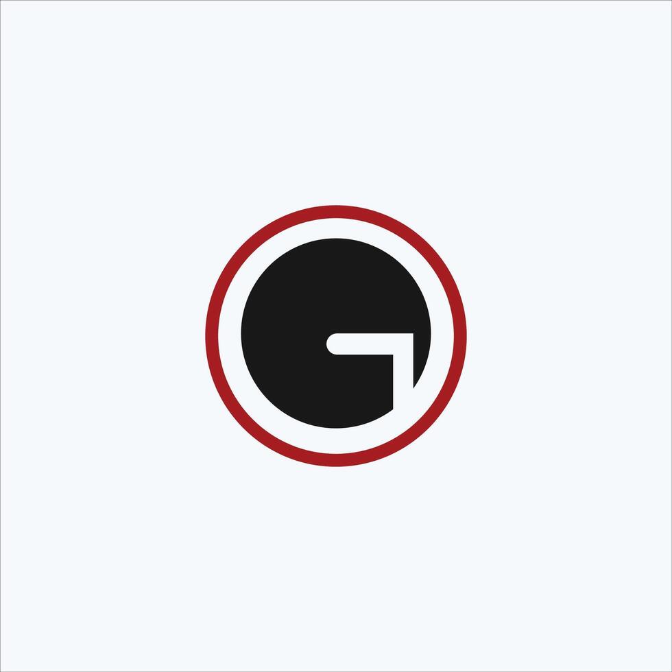 initial letter g logo vector design