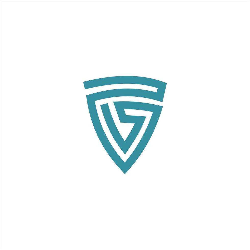 initial letter g logo vector design