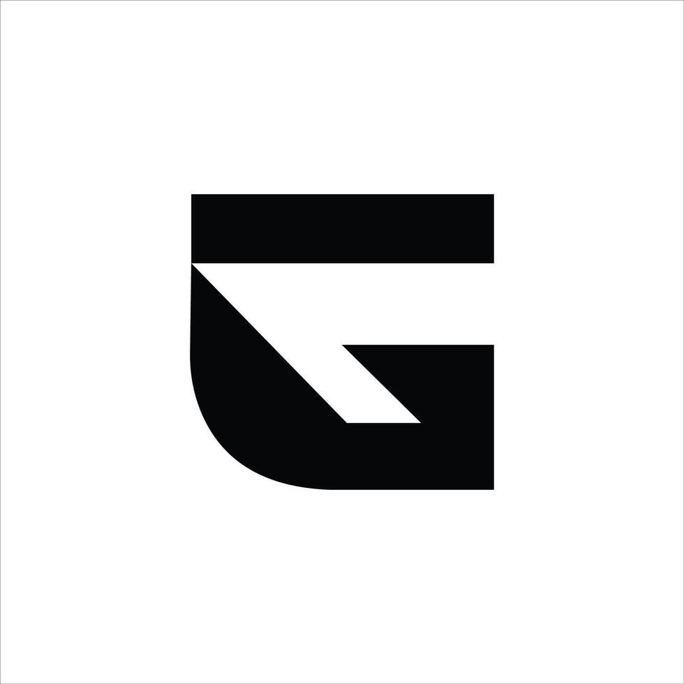 initial letter g logo vector design