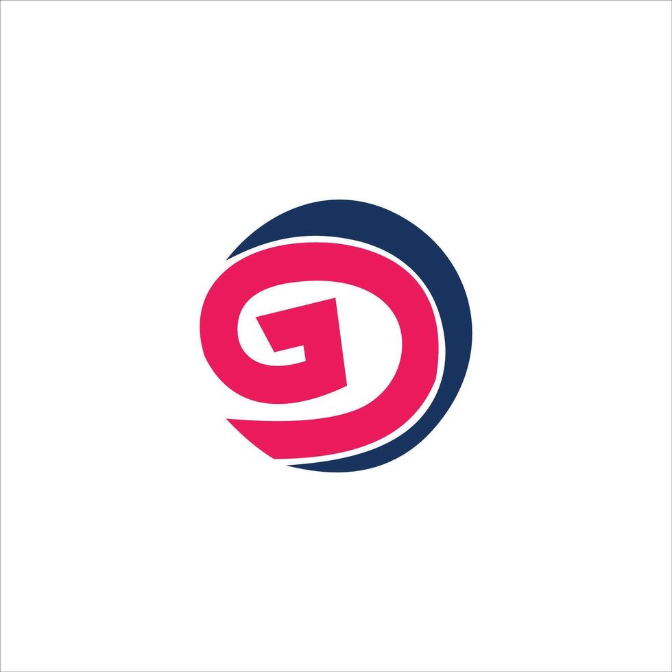 initial letter g logo vector design