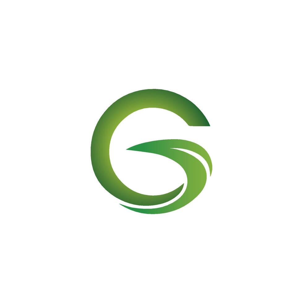 initial letter g logo vector design